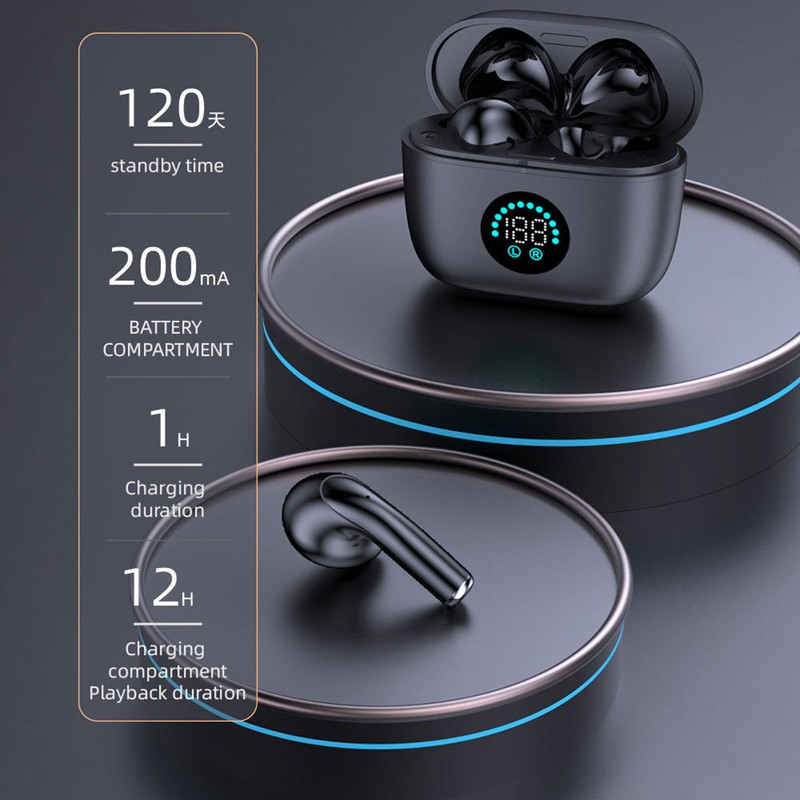 Wireless Earbuds For Music Wireless BT 5.3 Earbuds With Led