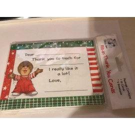 suzy zoo christmas thank you  cards