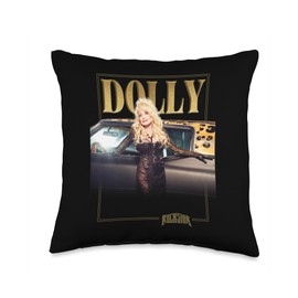 Dolly Parton Rockstar Gold Throw Pillow