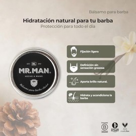 BÁLSAMO NATURAL ORGÁNICO PARA BARBA MR. MAN