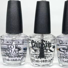 OPI 4 New OPI MINI Nail Polishes - Top Coat & Chip Skip - Mini Size