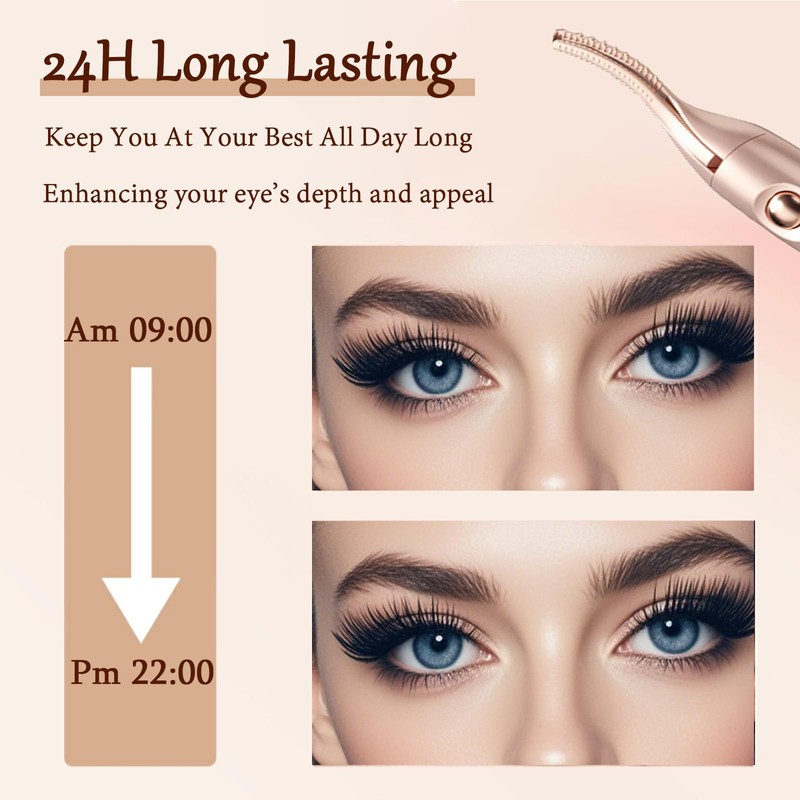 Heated Eyelash Curler - 2 in 1 Eye Lash Curler