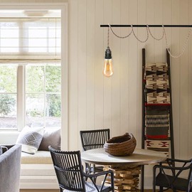 YNDD Plug in Pendant Light Cord Kit with Switch, 9.84 FT Hemp Rope Plug in Pendant Kit, E26 Industrial Pendant Lighting DIY Plug in Lamp Fixture with Vintage Hanging Light Cord(Bulb Not Included)