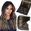 Full Shine Clip in Human Hair Extensions for Women 14inch