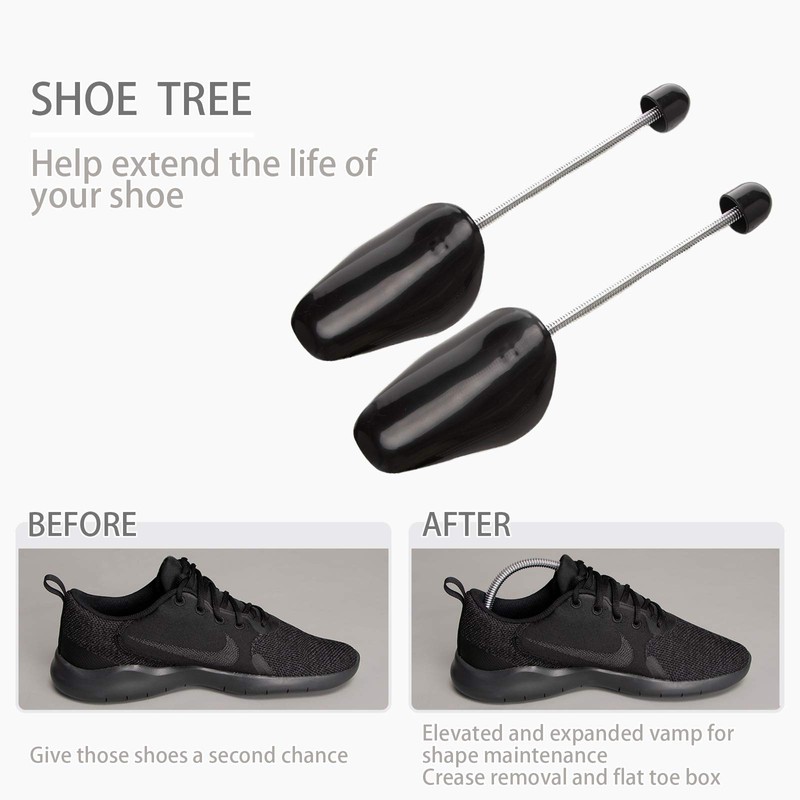 ZJHSXDR 2 Pairs Plastic Shoe Tree Stretcher Shaper for Men