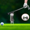 FGXY 2 Pieces Golf Folding Divot Fork, Switchblade, Golf Divot