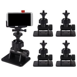 Lyreh 4st Wandhalterung für HTC Vive/Valve Index/Vive Pro Basisstation, 1/4" Gewindeschraube Universell Selbstklebend Mini Wandhalterung Zubehör für Oculus Rift Sensoren