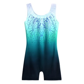 Zaclotre Kid Girls Gymnastic Leotard Sparkly Shiny Diamond Ballet Dance One Piece Outfit
