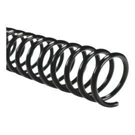 Espiral Negro Para Engargolar Paso 3:1 (36 Vueltas)