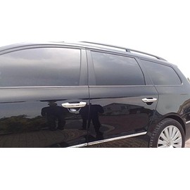 Passat 3C B6 B7 2005-2014 Elegant Chrome Door Handles (Panels) Made of Stainless Steel