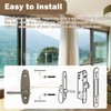 ArrogantF Gliding Door Thumb Latch Replacement for Andersen Sliding Glass