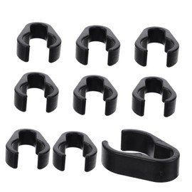 VINTORKY Microphone Holder, Pack of 10, Microphone Clip, Wire Cable Clips, Swing Accessories, Electric Cable Organiser, Microphone with Stand, Microphone Stand, Cable Holder, Microphone Accessories,