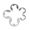 Akozon Retaining Ring Set, E Clip Replacement Set, 120 Pieces,