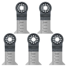 5 x SabreCut SCFN44B_5 50mm x 40mm Bimetal (BIM) Long Life 18 TPI Multi Tool Blades Compatible with Bosch Fein Starlock/Starlock Plus and Starlock Max Multi Tool Fitting System and Accessories
