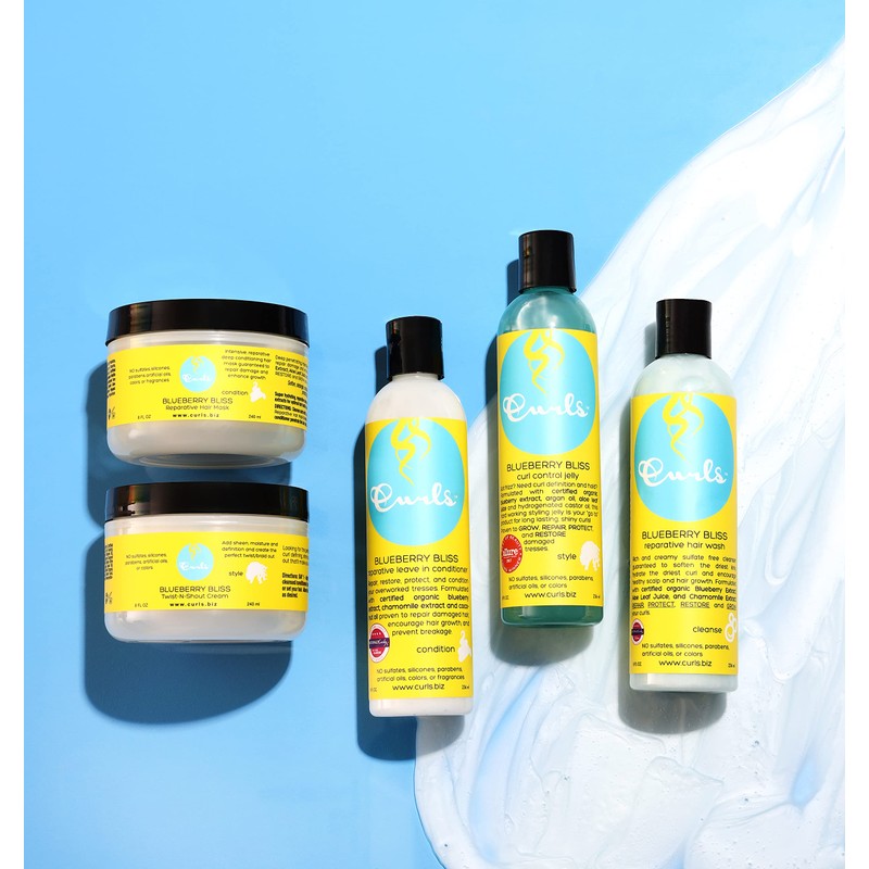 Curls Blueberry Bliss Reparative Leave In Conditioner - 12 oz,