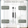 46pcs Sketch Drawing Tools, Double Headed Artist Blending Sponge Pen