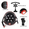 Casco Ajustable Para Montar Al Aire Libre, Casco De Monopatí