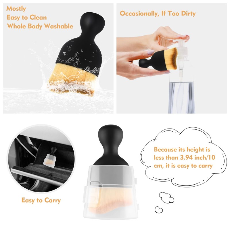 Car Interior Cleaning Brush Car Duster Interior with Ultra Soft