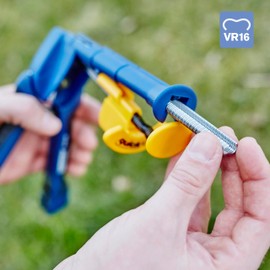 Rapid High Performance Galvanised Fence Hog Rings, VR16, 2-8 mm, 40108796 - 400 Pieces