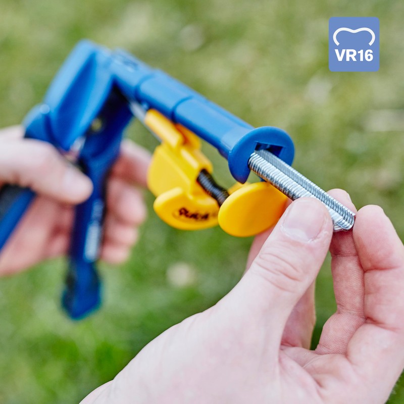 Rapid High Performance Galvanised Fence Hog Rings, VR16, 2-8 mm,