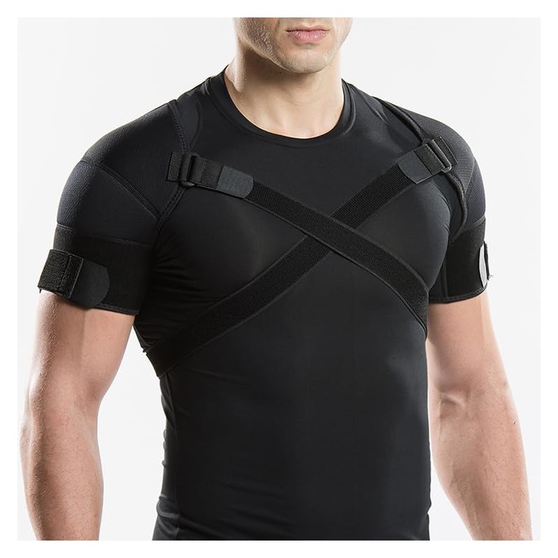 Sports Shoulder Support, For Both Shoulders, Thermal, Relieves Stiff Shoulders,