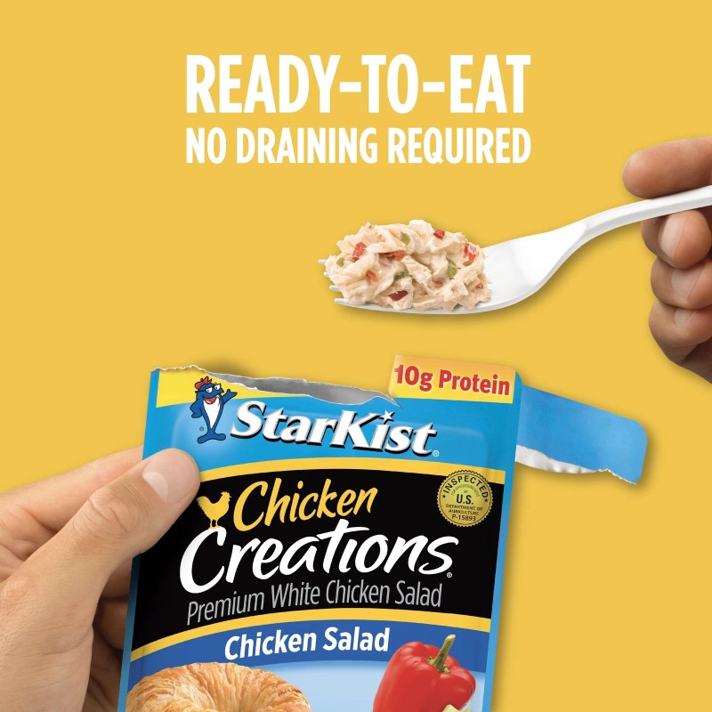 StarKist Chicken Creations Chicken Salad Pouches 12 Pack 2.6 Ounce