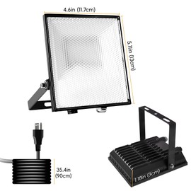 lulijay Outdoor Flood Lights - 30W 2pack with Smart app Control, IP66 Waterproof Support Group Control, Stage Lights Outdoor US Plug, RGB led Flood Light led uplights Indoor