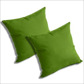 Comfort Classics Set of 2 Sunbrella Outdoor/Indoor Throw Pillows Inc. (Macaw)