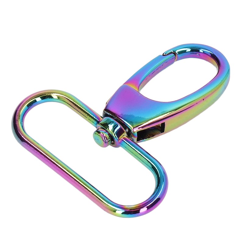10Pcs Keychain Clasp 38mm Firm Rust Proof Bright Luster Simple