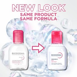 BIODERMA, Agua Micelar, Sensibio H2O, Desmaquillante para Piel Sensible, Calma y Reduce la Irritación, 100 ml