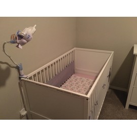 Universal Flexible Baby Monitor Holder for Cots - No Drilling Required.