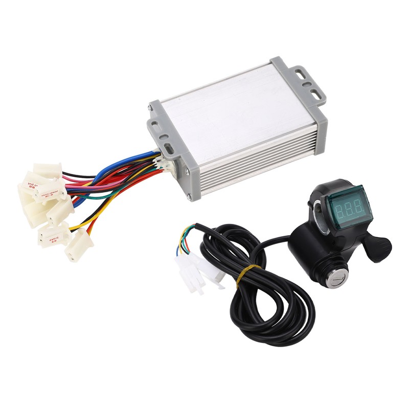 48V 800W Bike Brush Controller Set with Keys Thumb Throttle
