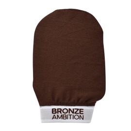 Creightons Bronze Ambition Dual Purpose Exfoliating Mitt - Prepare Skin & Remove Unwanted Tan from Palms, Ankles, Knees or Elbows., Brown