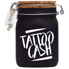 Money Box Tattoo Cash White Money Gift Idea Black L