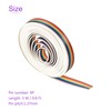 DMiotech 1 Pack 9P IDC Wire Flat Rainbow Ribbon Cable