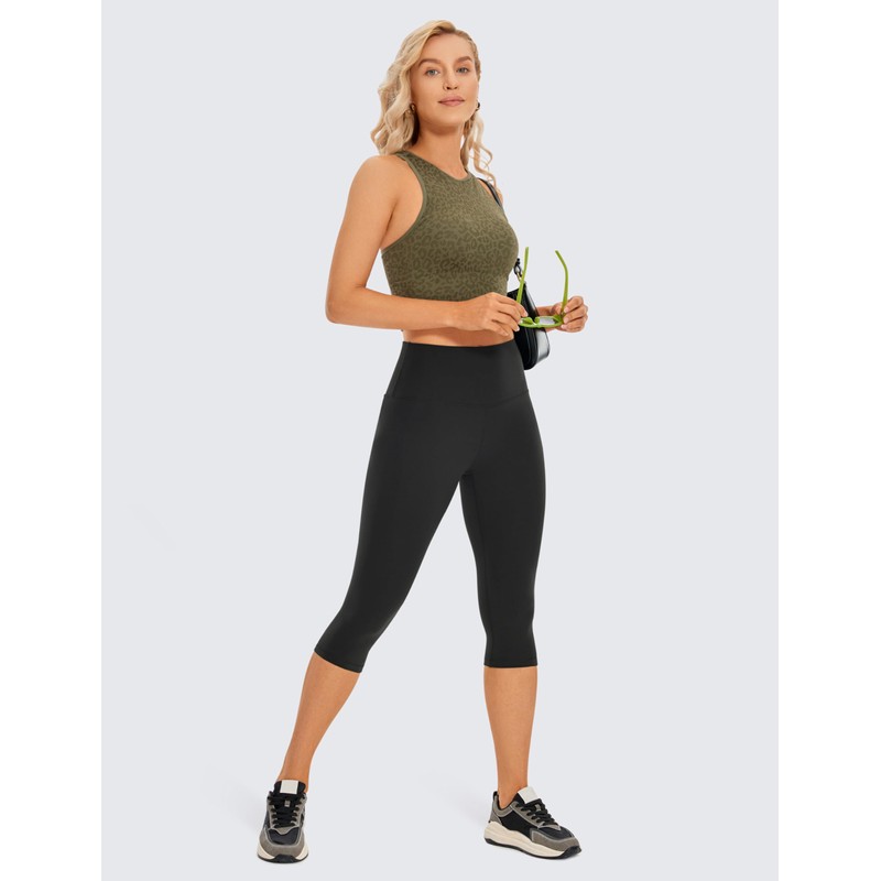 CRZ YOGA Womens Butterluxe High Waisted Capris Workout Leggings 17
