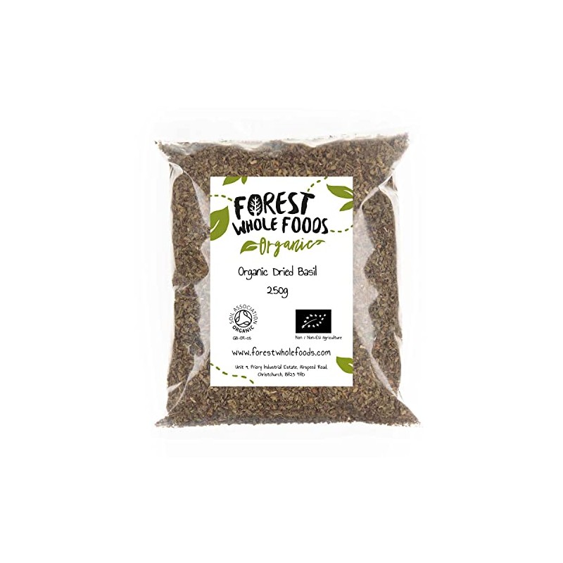 Forest Whole Foods Organic Dried Basil (250g)