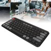 Compact Round Keycaps Mini Keyboard Wireless Bluetooth 2.4G Dual Mode