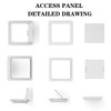 FORLAND Plumbing Access Panel for Drywall Ceiling White 8 x