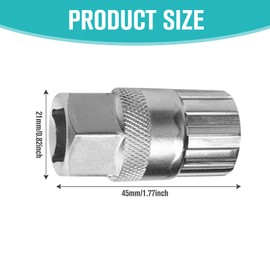 Bicycle Freewheel Remover Tool, Mountain Bike Cassette Lockring Repair Bottom Bracket Tool, Mountain Biking Lockring Carbon Steel Removal Tools for Shimano Sunrace Sram Dnp 6 7 8 9 10 11 Speed
