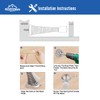 HOMOTEK 12 Pack Spring Door Stopper with Rubber Bumper 3-1/8"