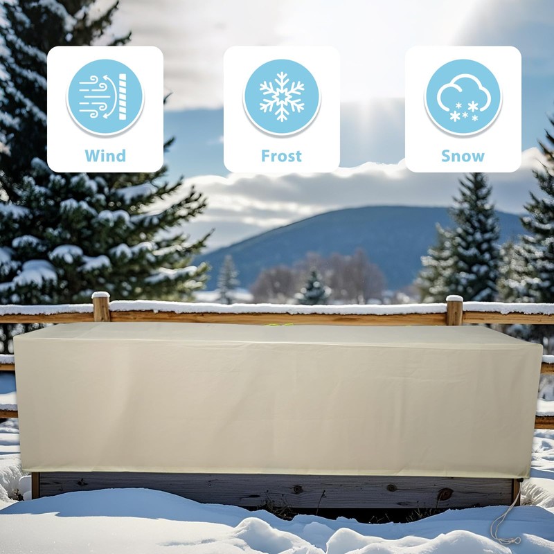 COZYDIG 2-Pack Winter Plant Covers Freeze Protection, 39.3"x17.7"x15.7"Rectangular Garden Covers
