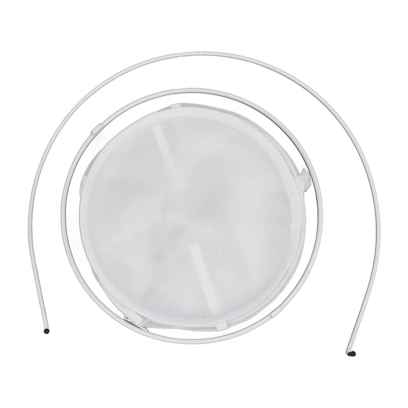 Cylindrical Iron Frame Hanging Cage Butterfly Habitat Cage Ornamental Outdoor