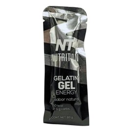 Nt Nutrition Gel Energetico Premium 5 Pzas 60 G Cu Running Natural                                                                                    