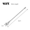 Mixing Bar Spoons,Stainless Steel Cocktail Spoon Long Attractive Spiral Design