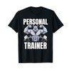 Funny PERSONAL TRAINER Gym Bro Rhino Instructor Team Protein T-Shirt