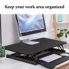 IGANG 37" Black Home Office Desk Riser Adjustable Standing Desk