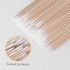 200pcs Pointed Cotton Swabs,Disposable Makeup Applicators,4in Precision Microblading Cotton Swab