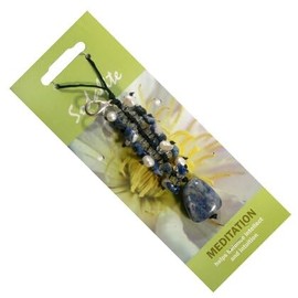 Sodalite Meditation Crystal Charm - Pack of 5