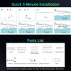 LED Pool Fountain with Remote, Rechargeable Waterfall Spray for Inground